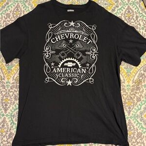 Men’s Black Graphic T‑Shirt chevrolet